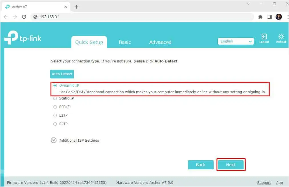 6 Ways to Fix WAN Connection Error 15 dynamic-ip