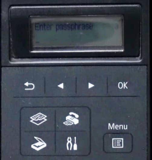 enter-passphrase-in-canon-printer
