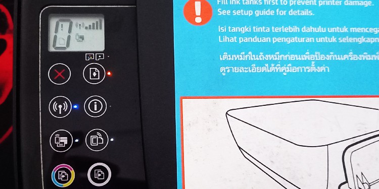 How to Fix HP Printer Yellow Light 12 exclamation-and-paper-sign-inside-zero