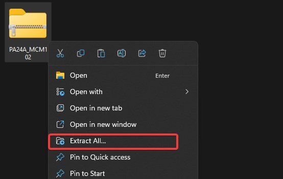 extract firmware to usb