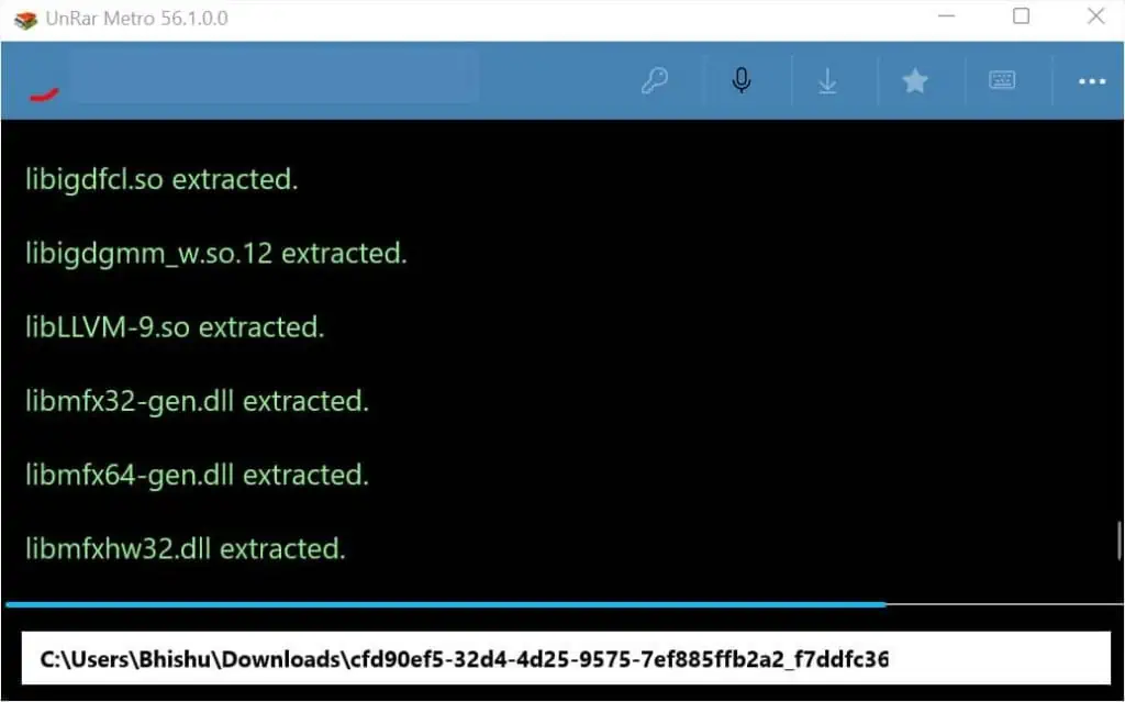 How to Update Sound Drivers on Windows 37 extratcing-using-unrar-metro-1024x639