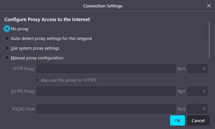 firefox-proxy-configuration