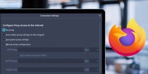 firefox proxy setting