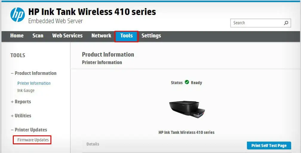 5 Ways to Clear Printer Memory in HP Printer 14 firmware-updates-option