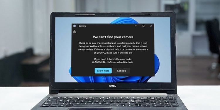 fix camera on dell laptop
