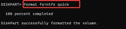 How to Format an SSD 14 format-command