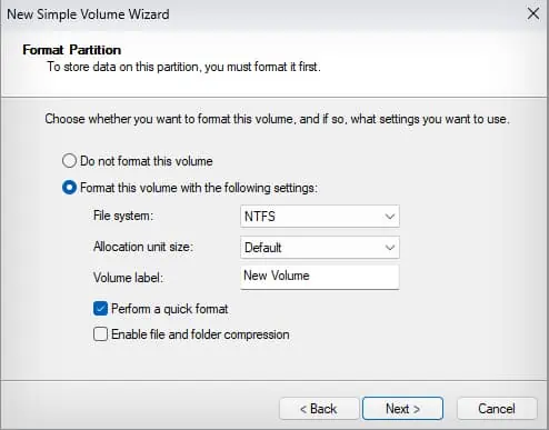 format-volume