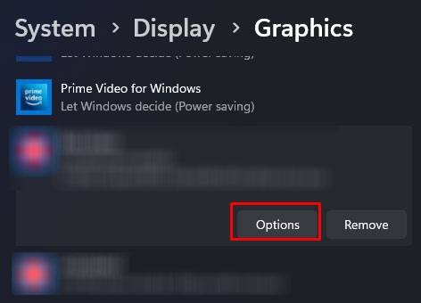 graphicsoption application amd driver crash