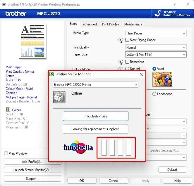 Printer Printing Blurry? Here’re 7 Proven Ways to Fix It 21 ink-level-of-brother-printer-1