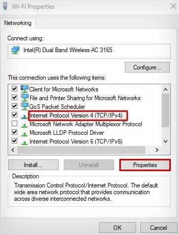 ipv4 properties