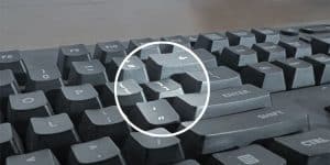 keyboard key is stuck