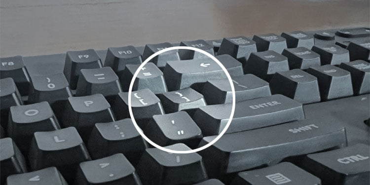 keyboard key is stuck