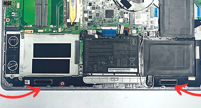 laptop speakers location