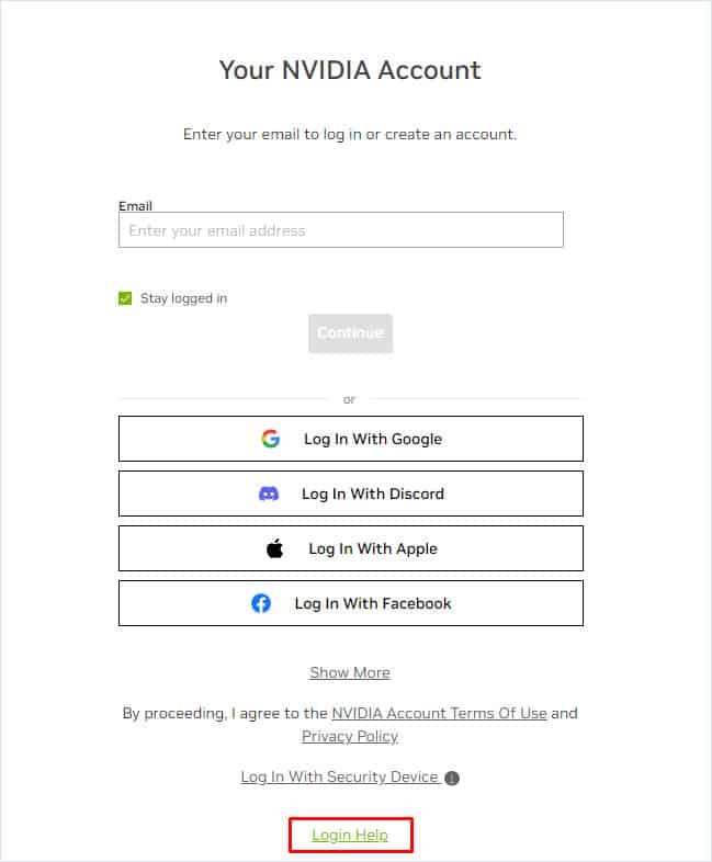 login help nvidia user account is locked