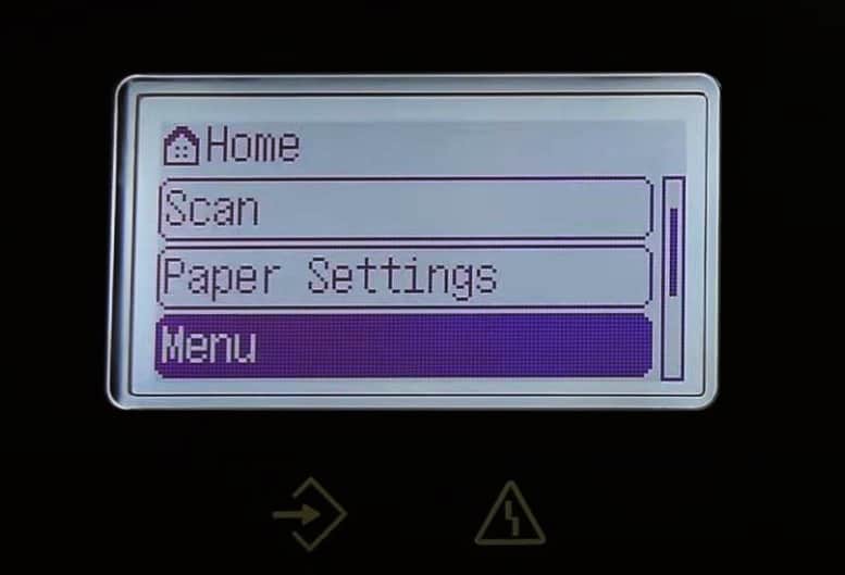 menu-on-the-home-screen