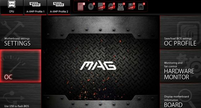 msi bios oc