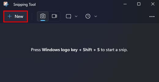 new snipping tool
