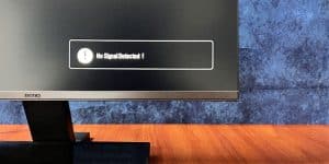 no signal benq
