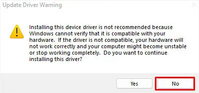 no-to-update-driver-warning