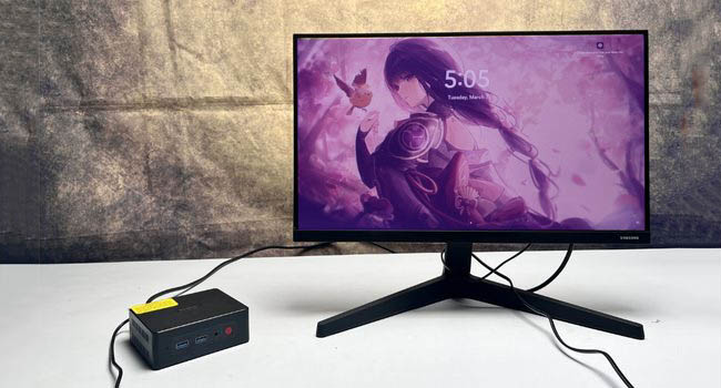 nuc connection with monitor