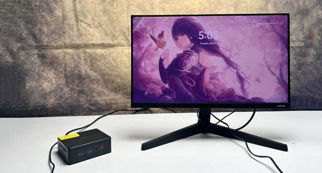 How to Use Monitor Without PC? Detailed Guide 55 nuc-connection-with-monitor
