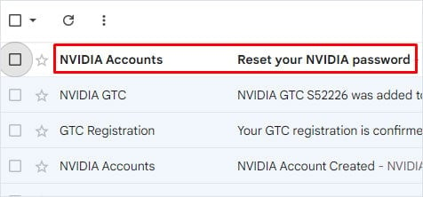 nvidia account reset password