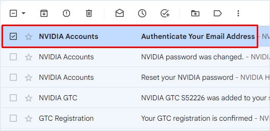 nvidia accounts verify email