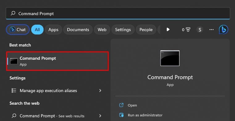 open command prompt on windows