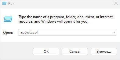 open programs and features amd software not working