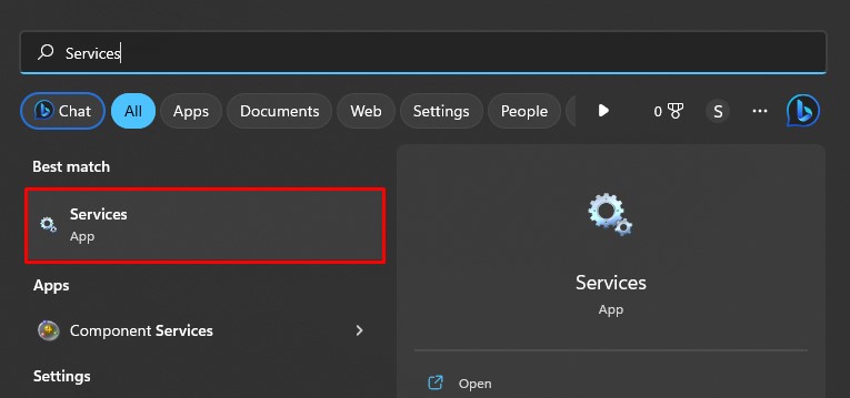 open services app