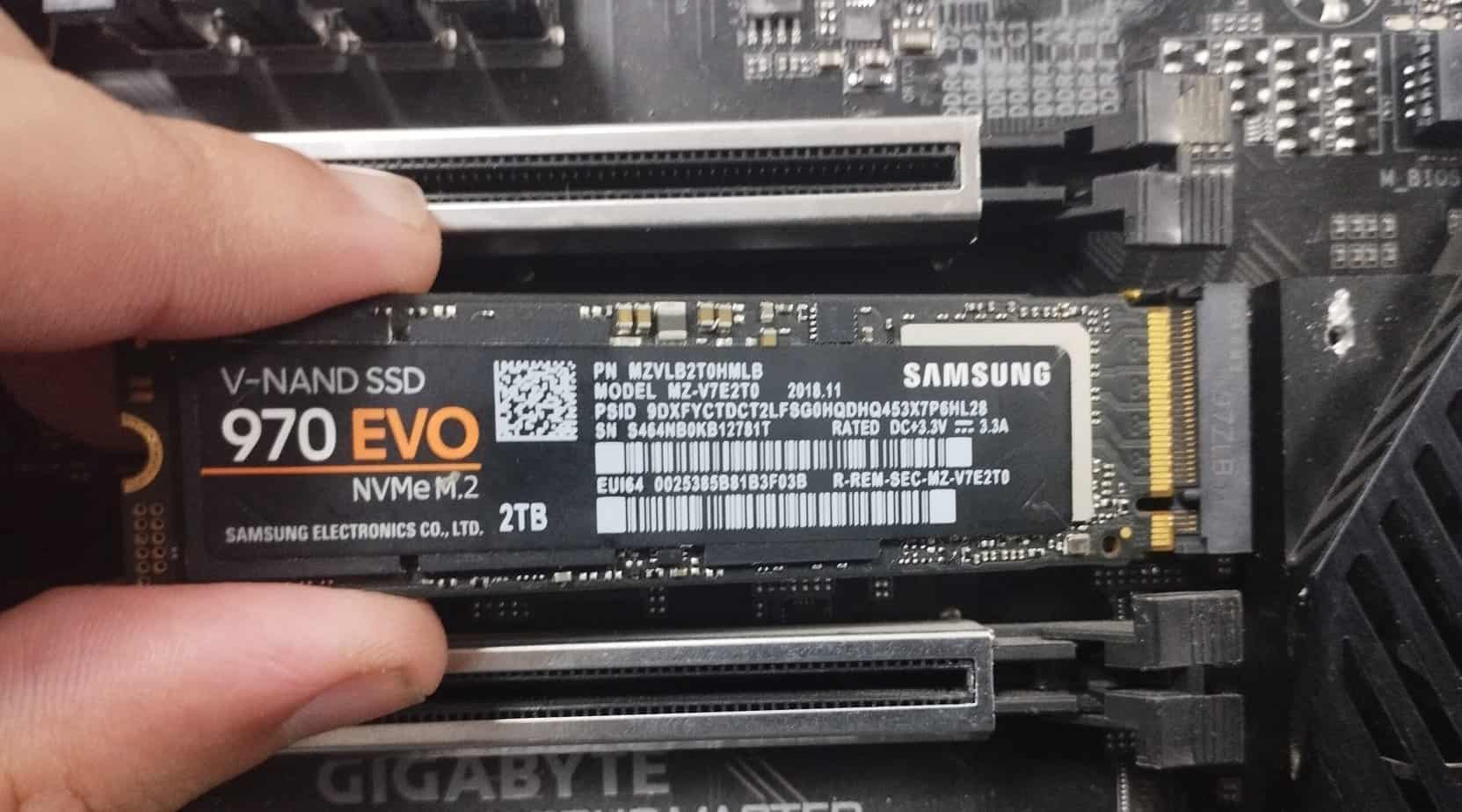 placing the ssd