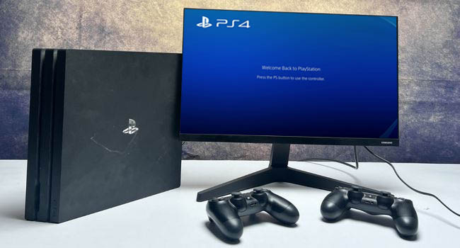 playstation connect to monitor