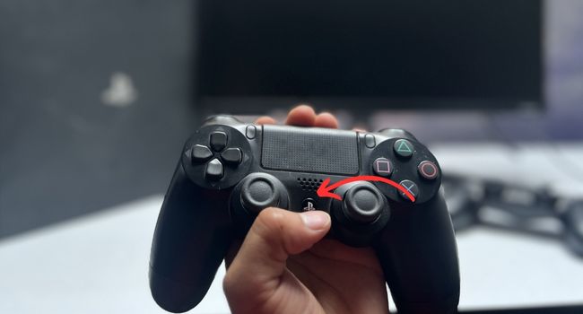 press ps button in controller