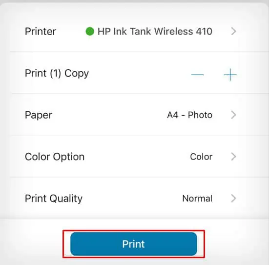 How to Print From iPhone? Step-by-Step Guide 22 print-button-from-hp-smart