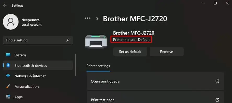 printer-status-default-on-settings