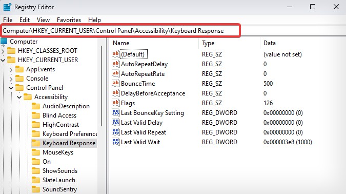 registry location