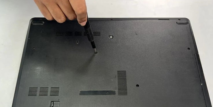remove laptop backplate msi bios reset