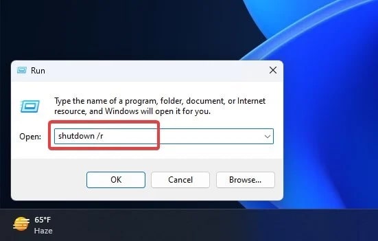 restart-using-run-dialog-box