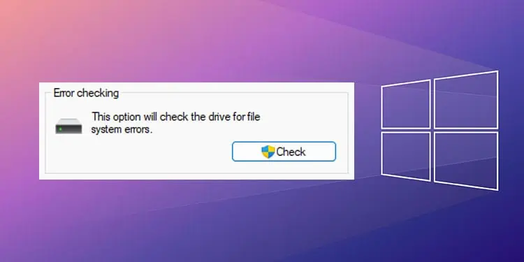 How to Scan Disk Windows