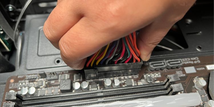 New PC Build No Display: 7 Proven Fixes 9 securely connect atx power connector