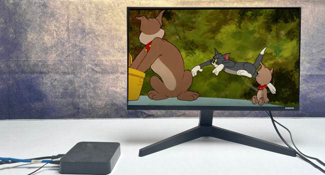 set top box in monitor