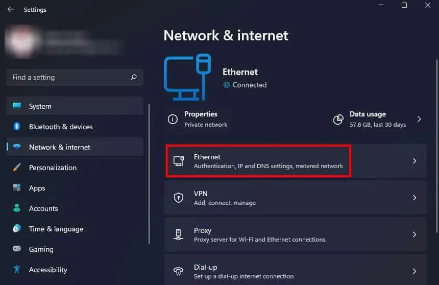 How to Turn Off Automatic Updates on Windows 17 settings-ehternet