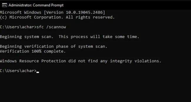 14 Ways to Fix Windows Boot Loop 27 sfc-scannow-in-safe-mode