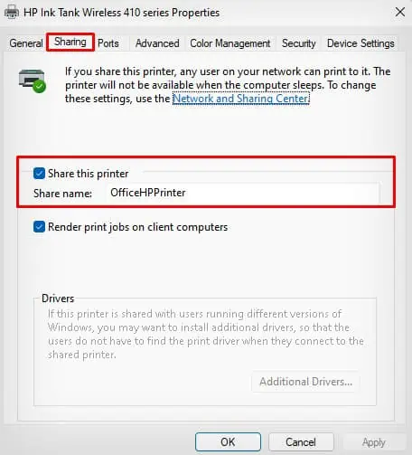How to Make Printer Wireless? 7 Easy Ways 19 share-this-printer-dialog-box