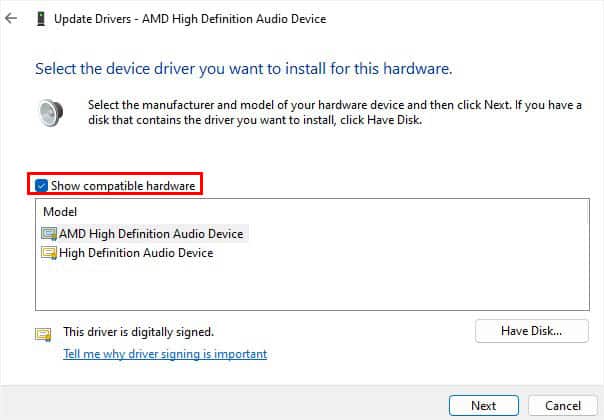 show compatible hardware