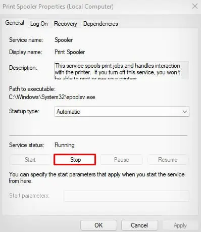 stop-spooler-service