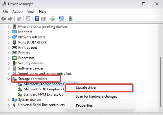 storage controller drivers