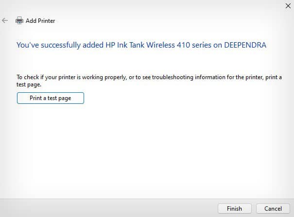successfully-added-printer-from-host-computer