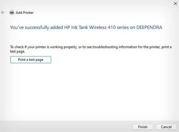 How to Make Printer Wireless? 7 Easy Ways 27 successfully-added-printer-from-host-computer