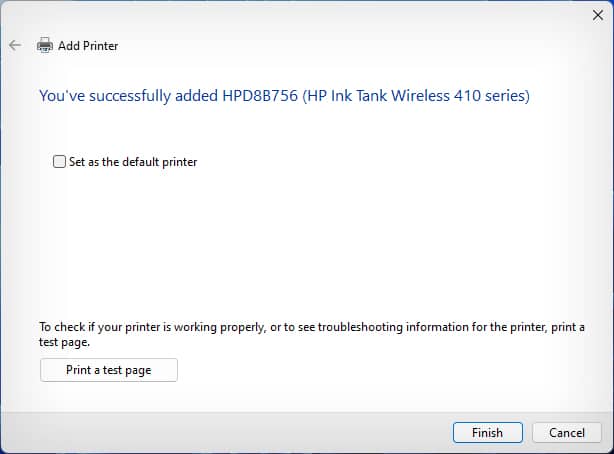 successfully-added-printer